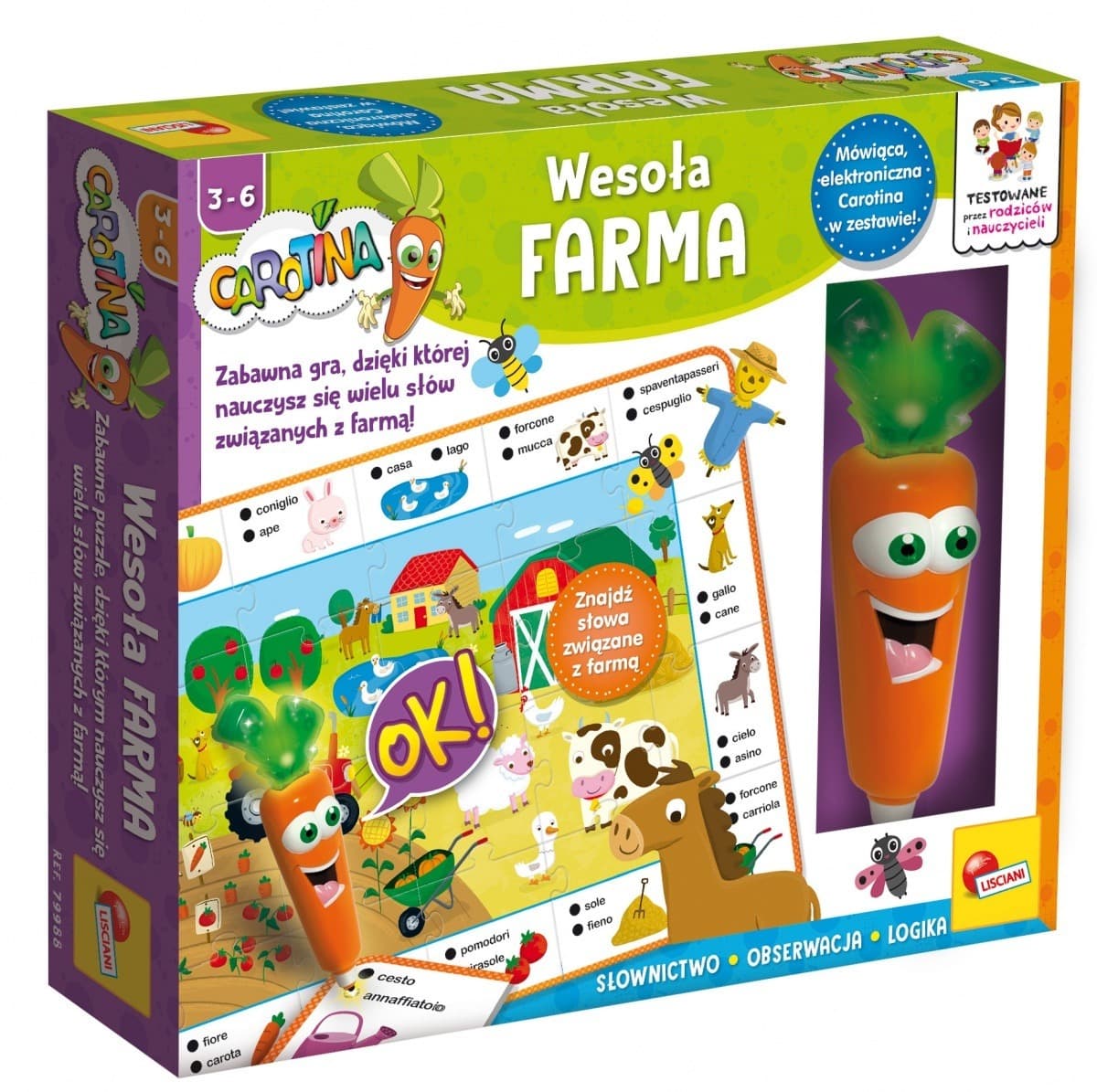 Mówiąca Carotina na farmie