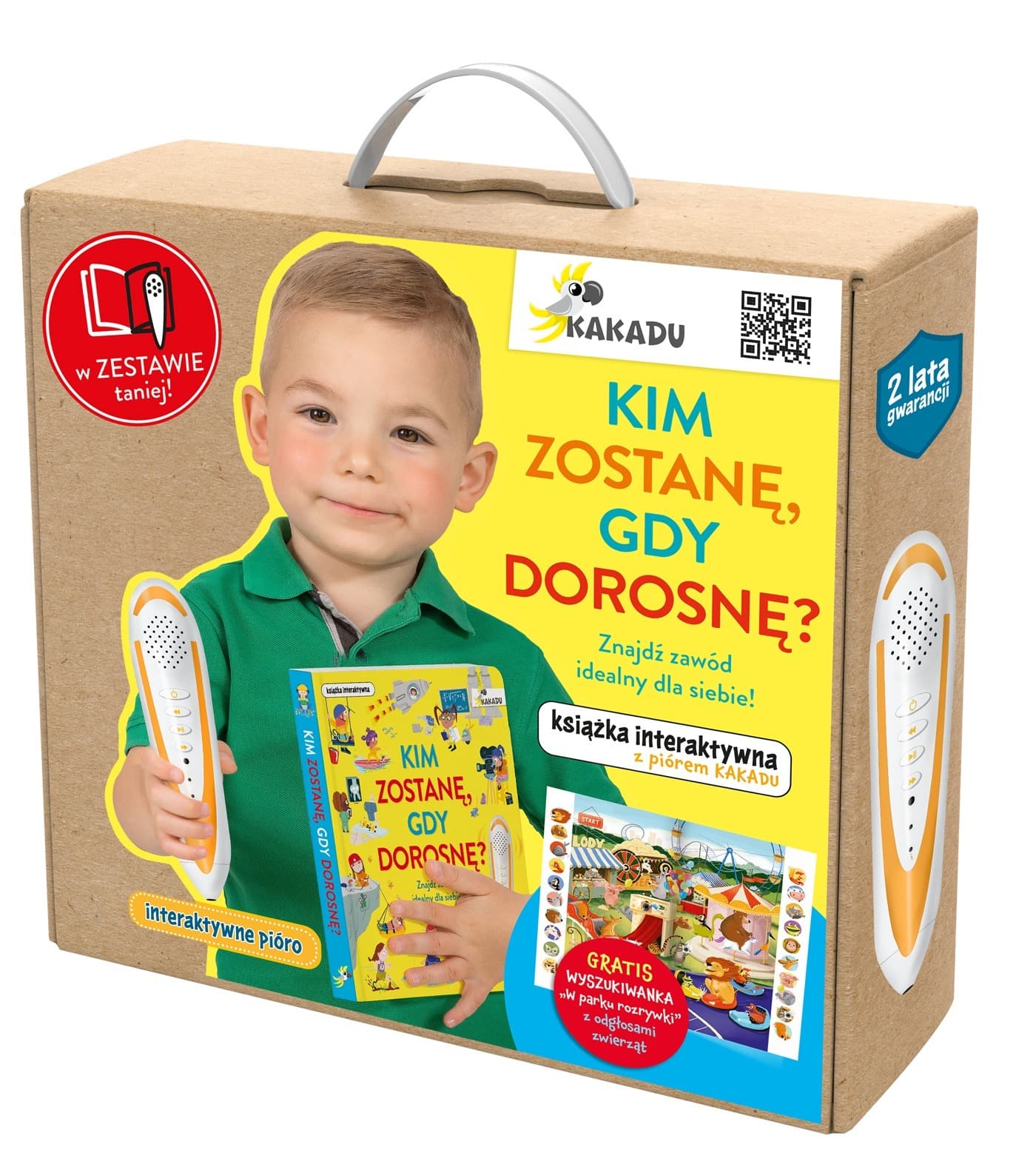 Mówiąca książka interaktywna dla dzieci Kim zostanę...