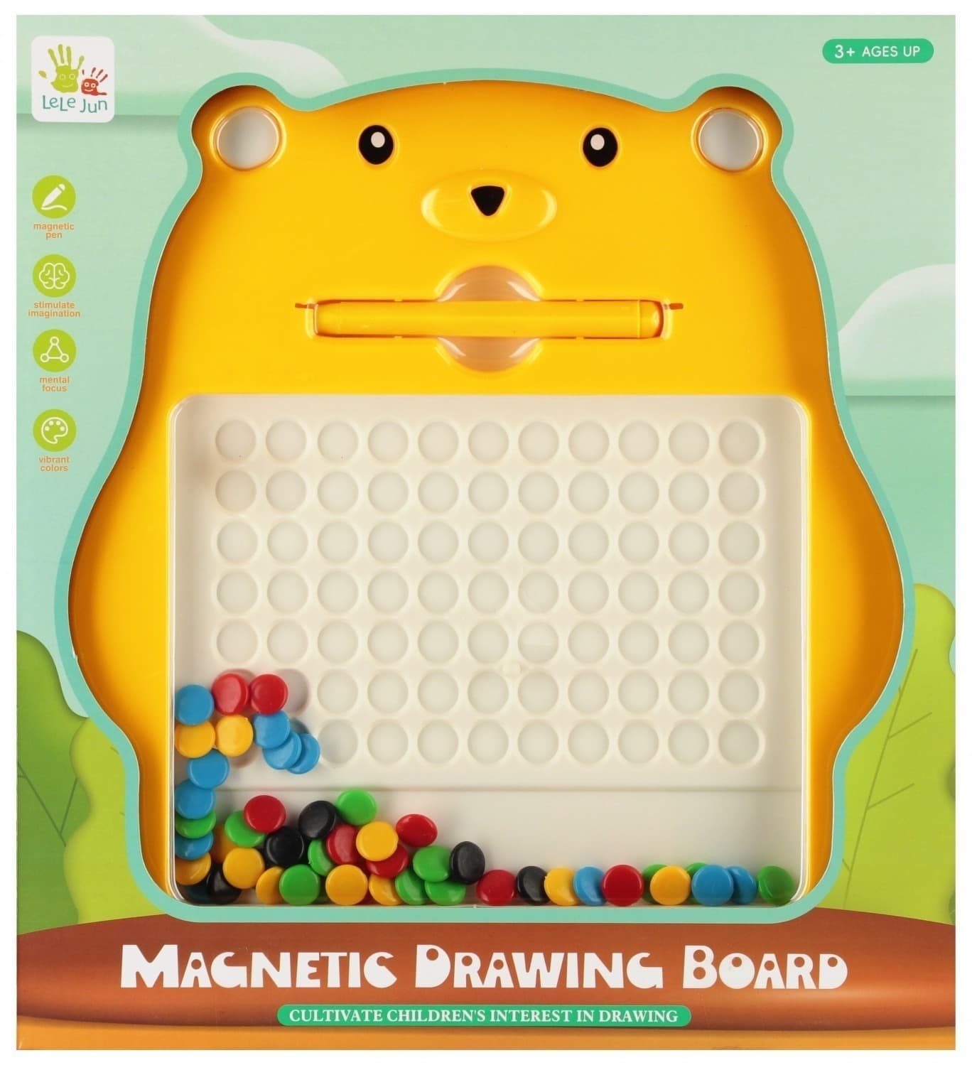 Mozaika magnetyczna Miś