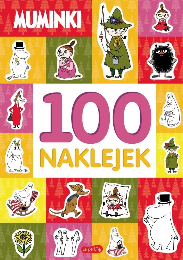 Muminki 100 naklejek z zadaniami i łamigłówkami