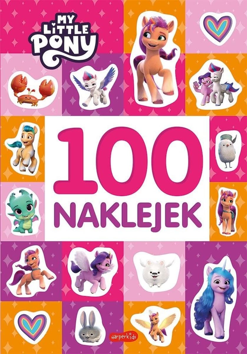 My Little Pony 100 naklejek książka aktywnościowa