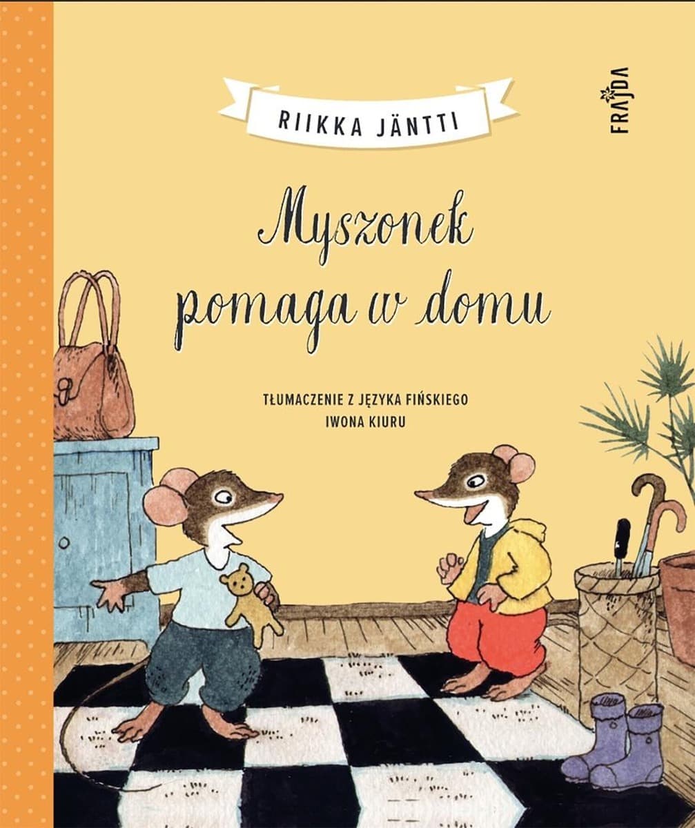 Myszonek pomaga w domu. Myszonek
