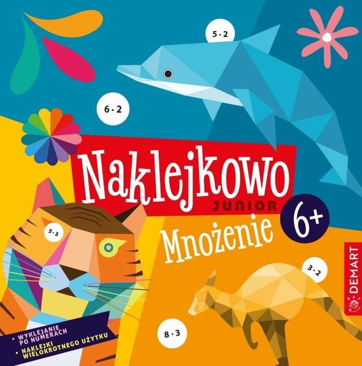 Naklejki edukacyjne Junior 6+ Mnożenie - Anna Borchard
