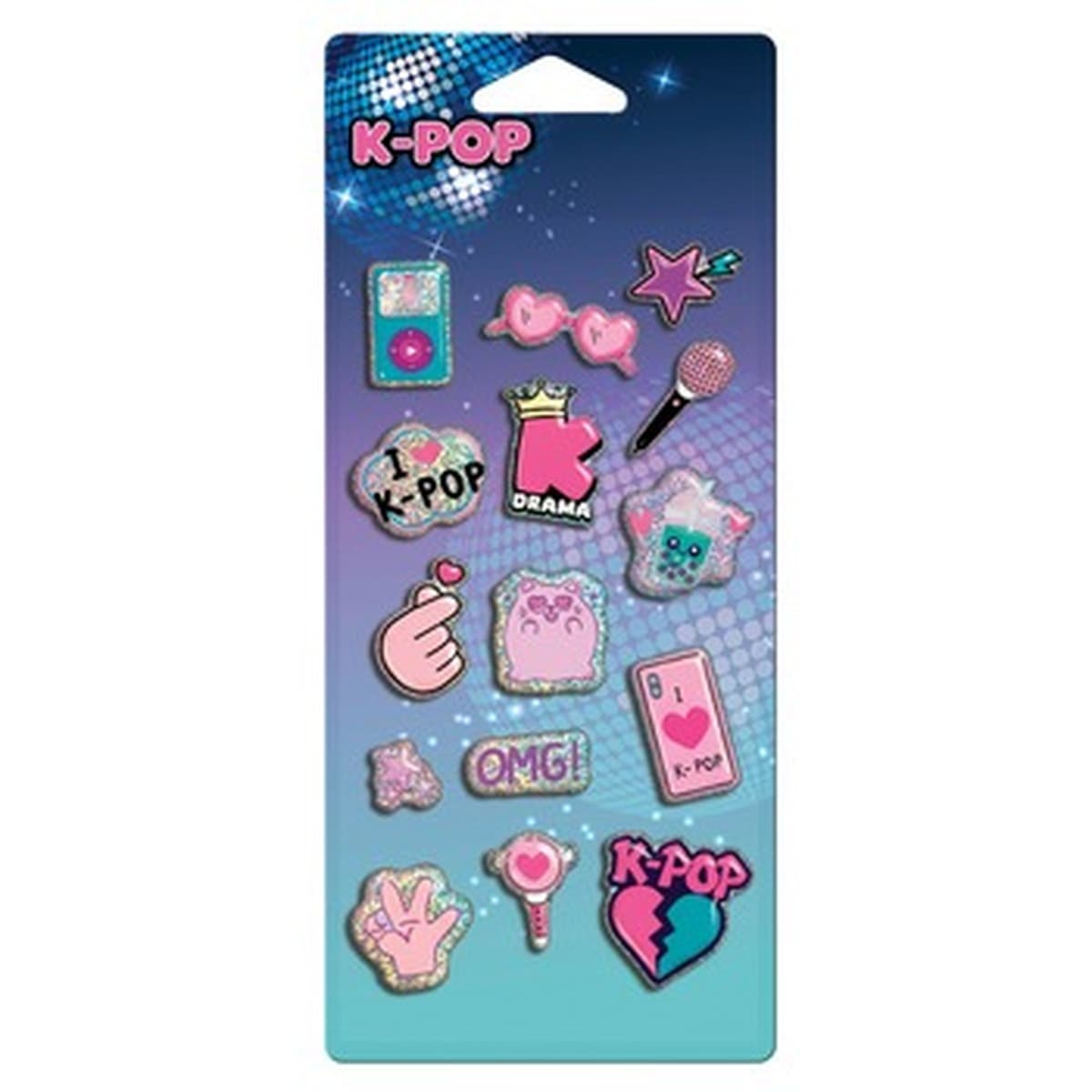 Naklejki Pop Up K-Pop Dark BES dla dzieci od 3 lat 10 x 21 cm