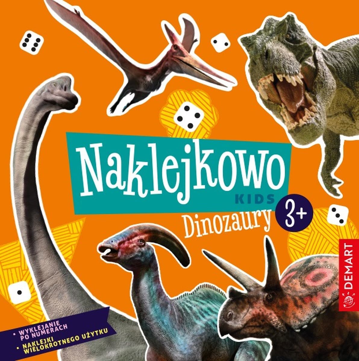 Naklejkowo Kids Dinozaury 3+