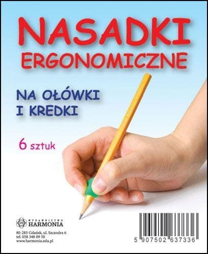 Nasadki na ołówki i kredki Ergonomiczne Harmonia