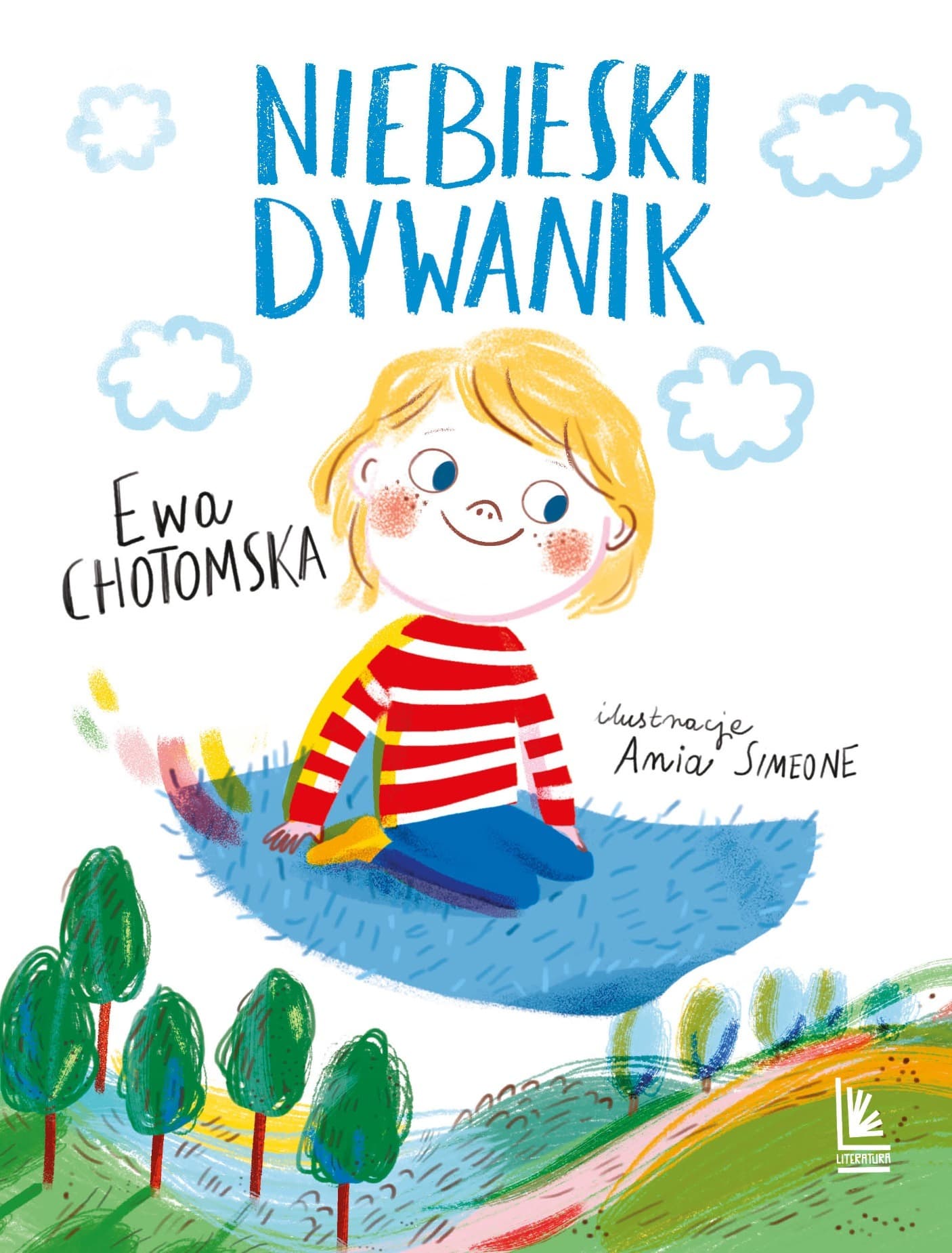 Niebieski dywanik - Ewa Chotomska, Anna Simeone - książka dla dzieci