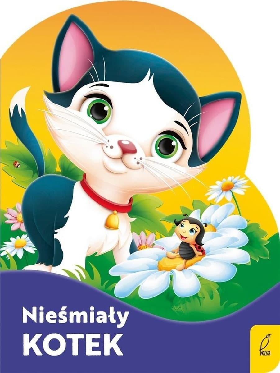 Nieśmiały kotek. Wykrojnik