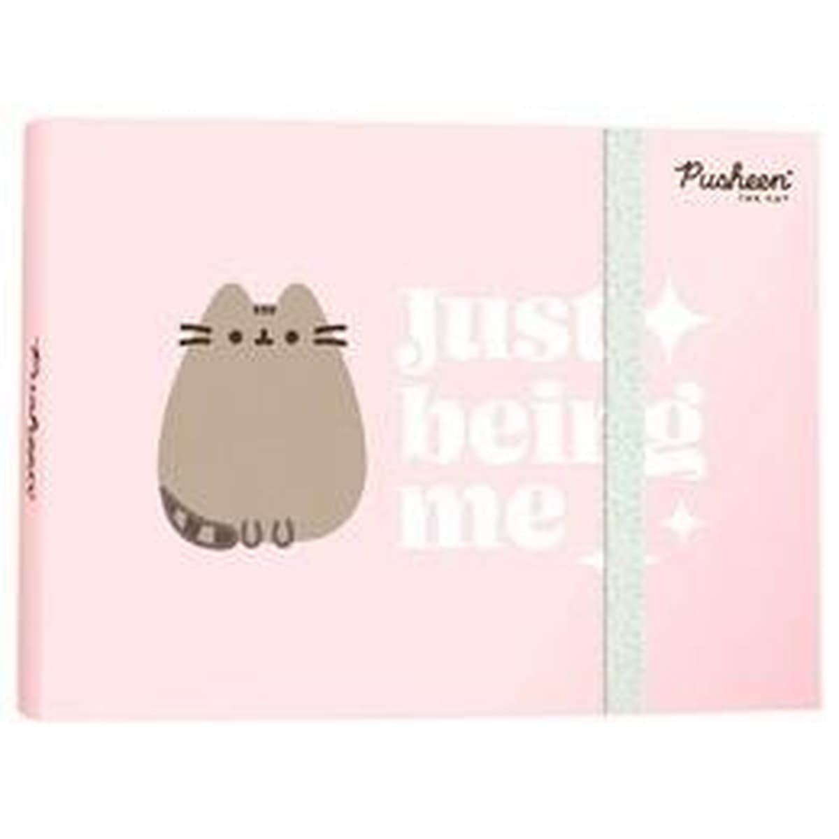 Notatnik Pusheen St. Majewski z gumką 64 kartki w linię