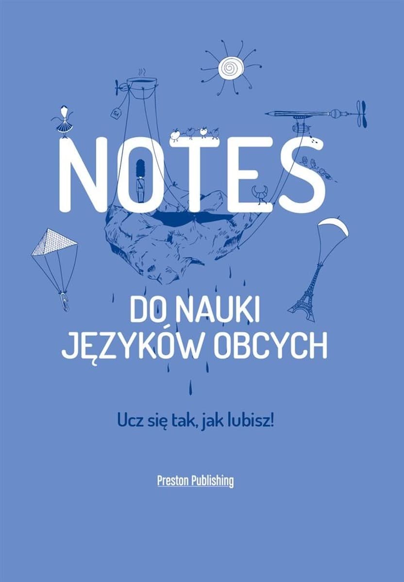 Notes do nauki języków obcych niebieski - praca zbiorowa