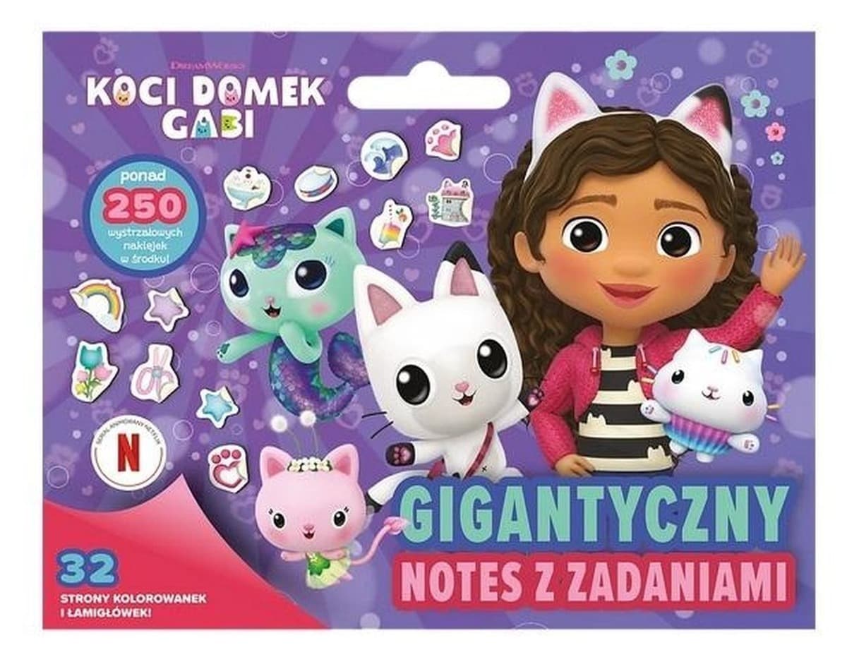 Notes Gigantyczny z Zadaniami Koci Domek Gabi