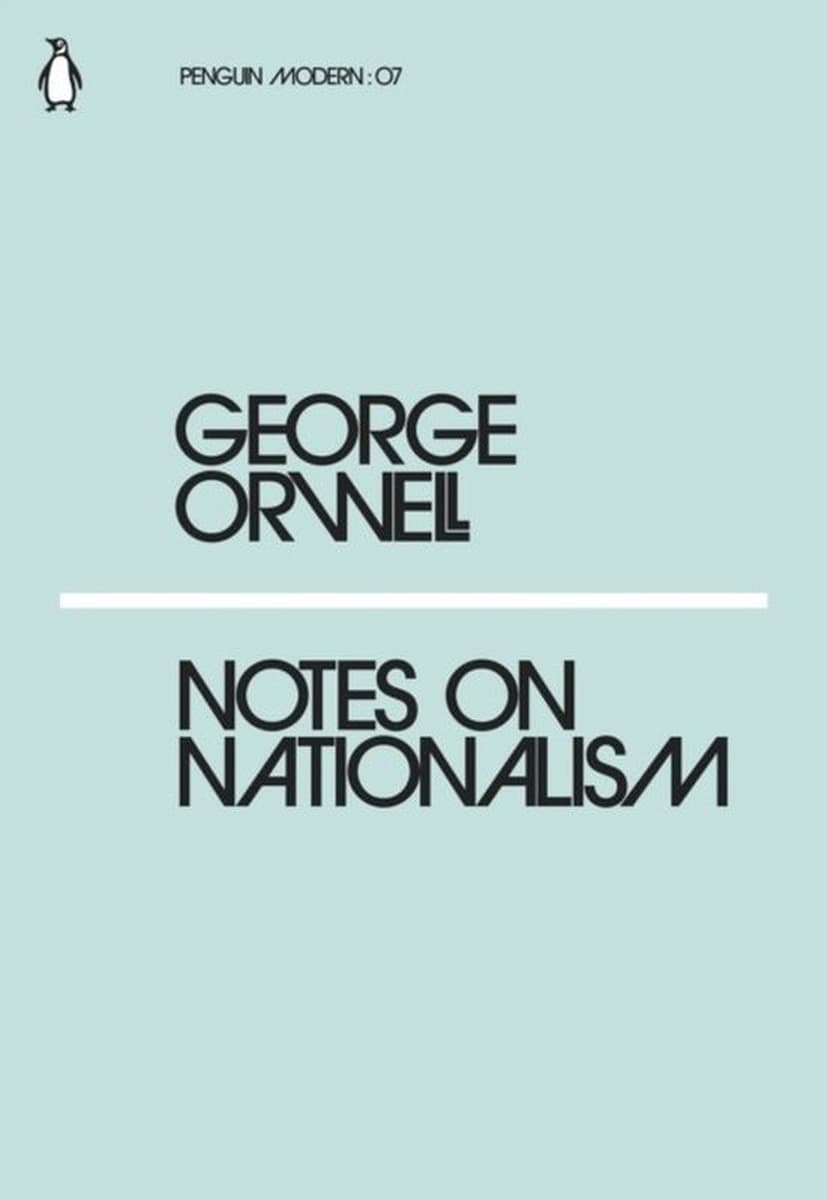 Notes on Nationalism wer. angielska
