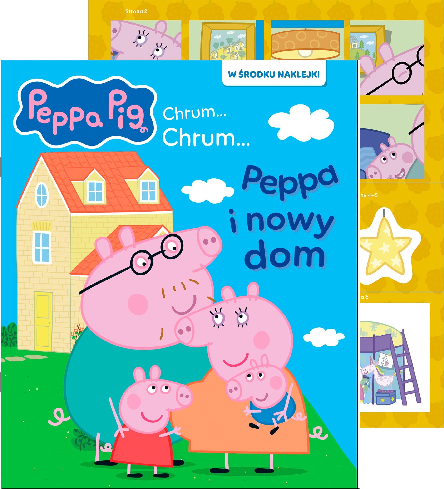 Świnka Peppa. Activity z naklejkami. Nowy dom Peppy Chrum... Chrum...