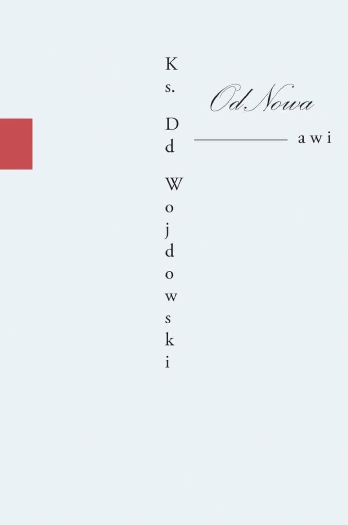OdNowa tomik poezji Dawida Wojdowskiego 56 stron