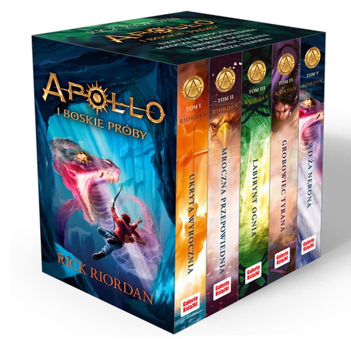 Pakiet Apollo i boskie próby. Tomy 1-5 wydanie 2025
