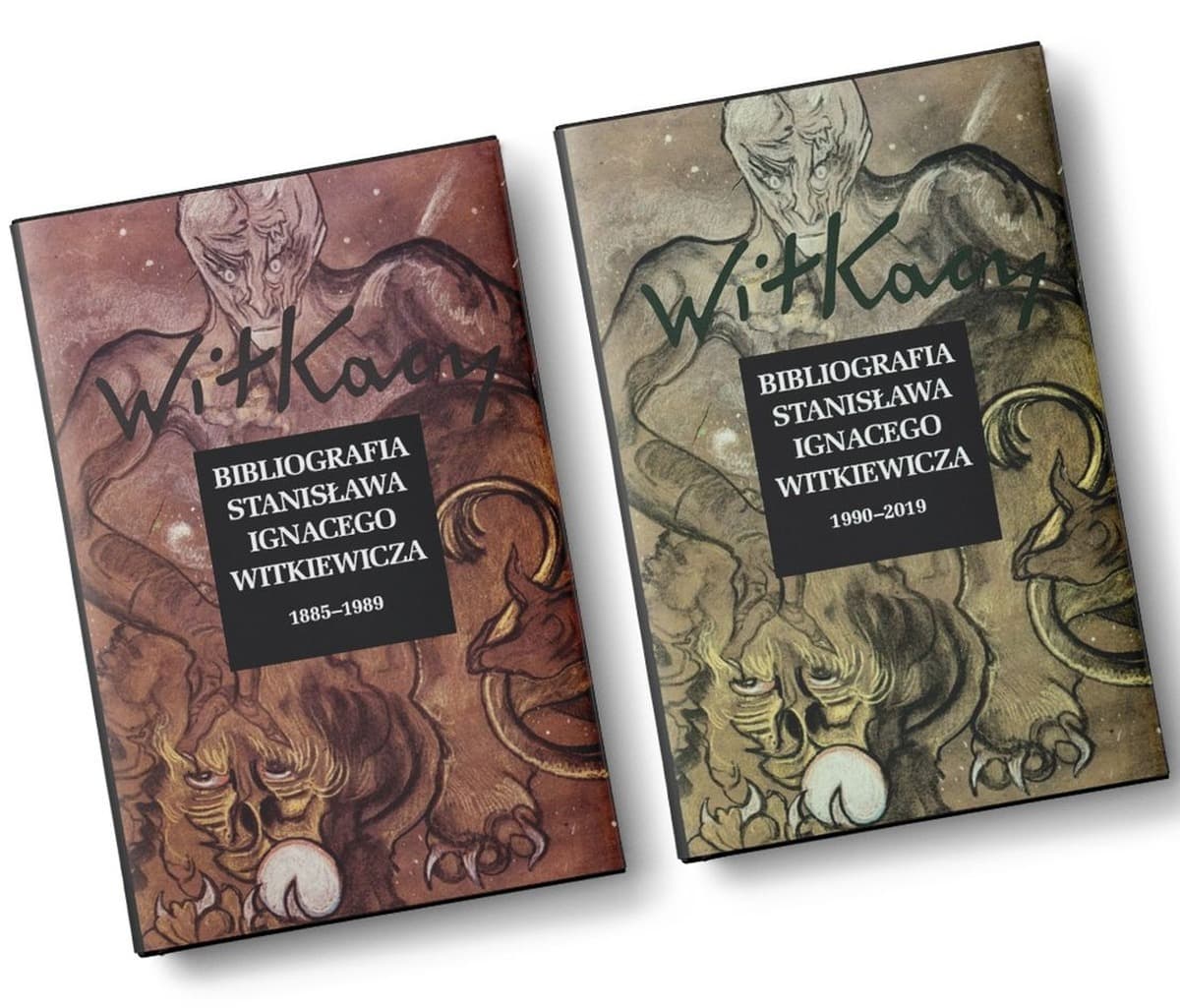 Pakiet Bibliografia Stanisława Ignacego Witkiewicza - 1885-1989 / 1990-2019 Tom 1-2