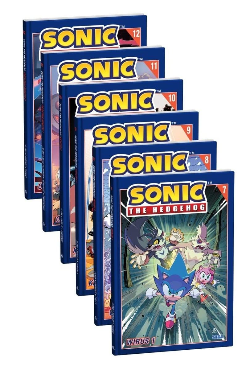 Pakiet komiksów Sonic the Hedgehog tomy 7-12 Ian Flynn Tracy Yardley Adam Bryce Thomas