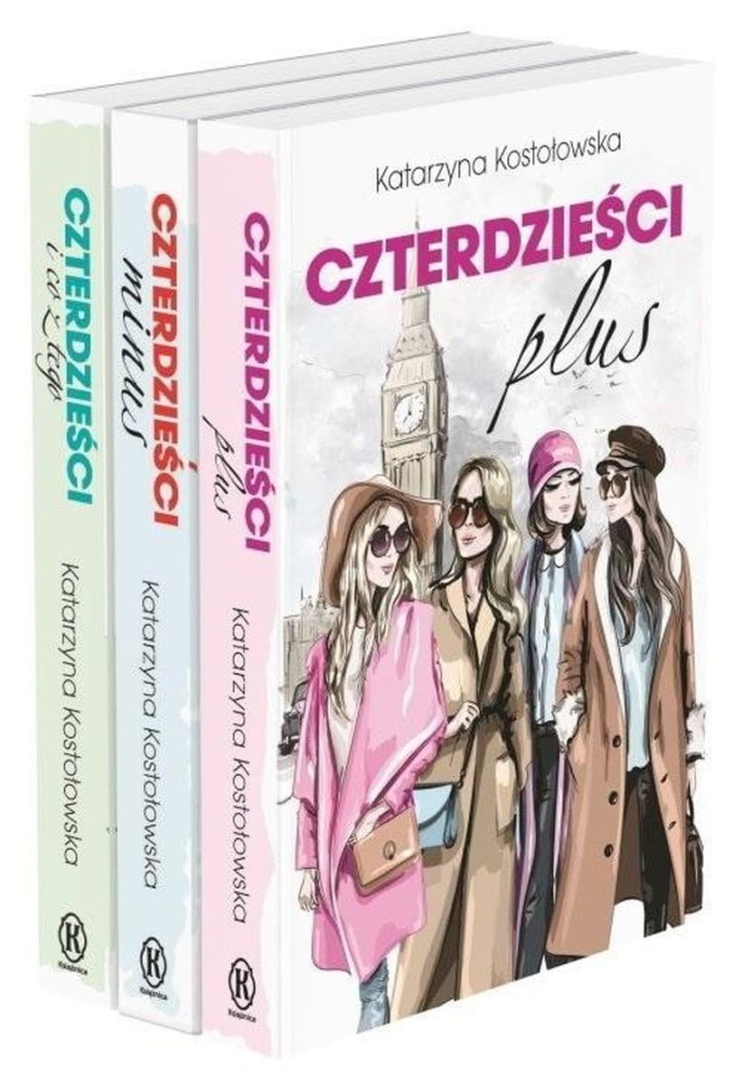 Pakiet książek: Czterdzieści plus, Czterdzieści minus, Czterdzieści i co z tego wydanie 2024