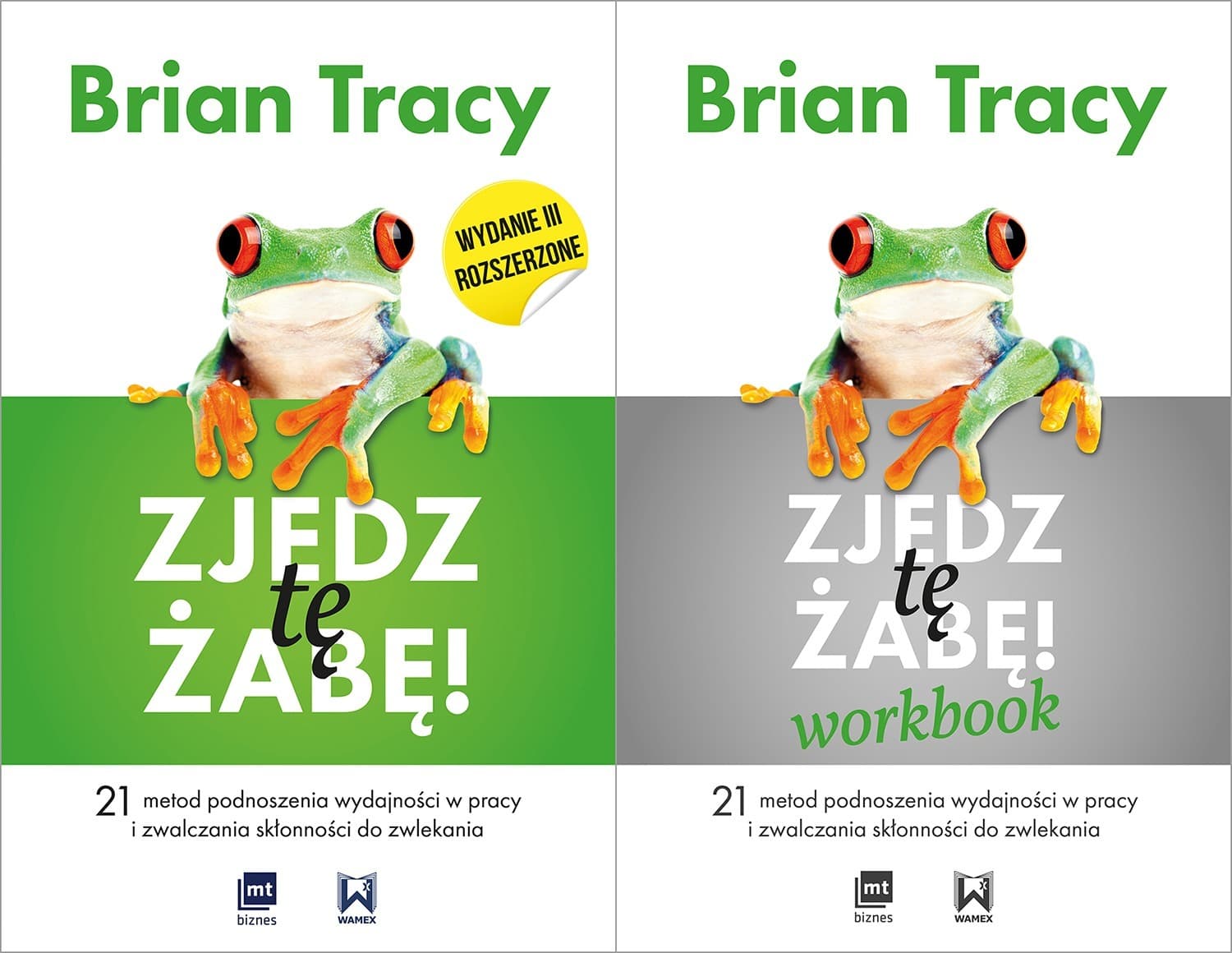 Pakiet książka i workbook - Zjedz tę żabę Briana Tracy