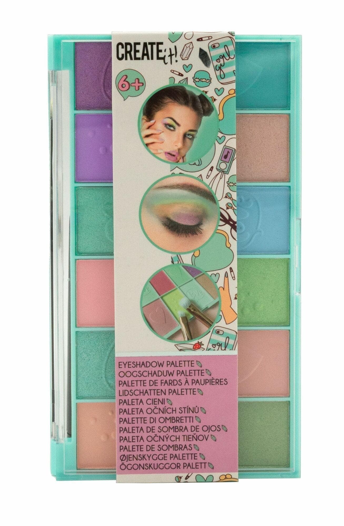 Paleta Cieni do Powiek Create It! Zielona