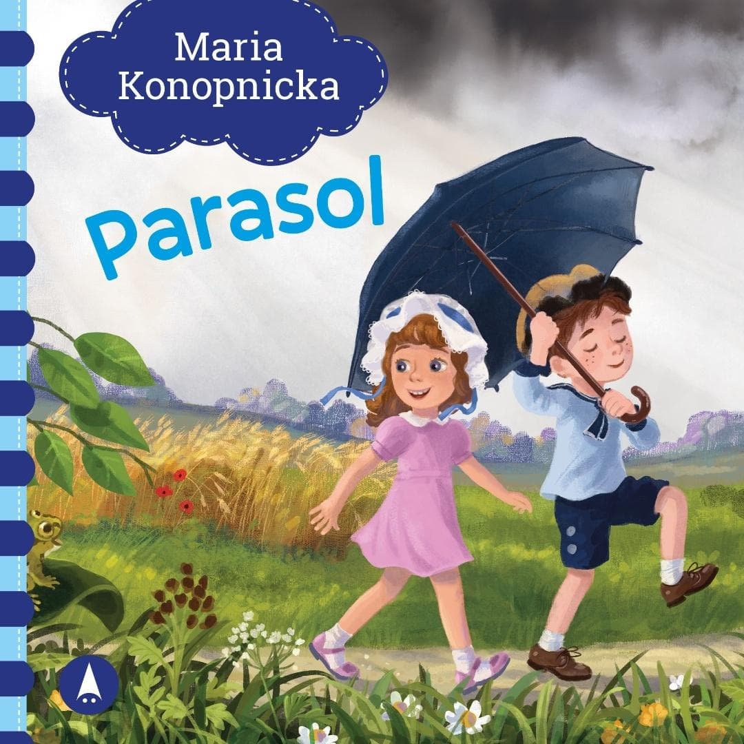 Parasol Maria Konopnicka wiersze dla dzieci książka całokartonowa 6 stron