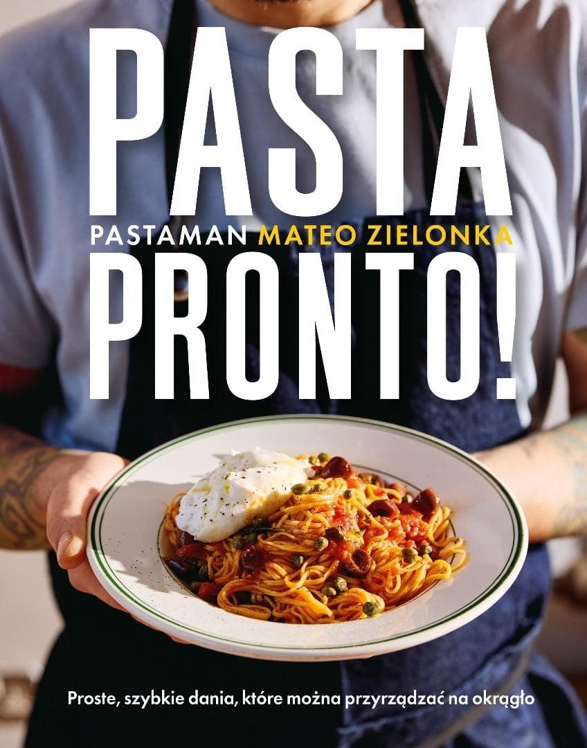 Pasta Pronto! Meteo Zielonka - książka kucharska 160 stron