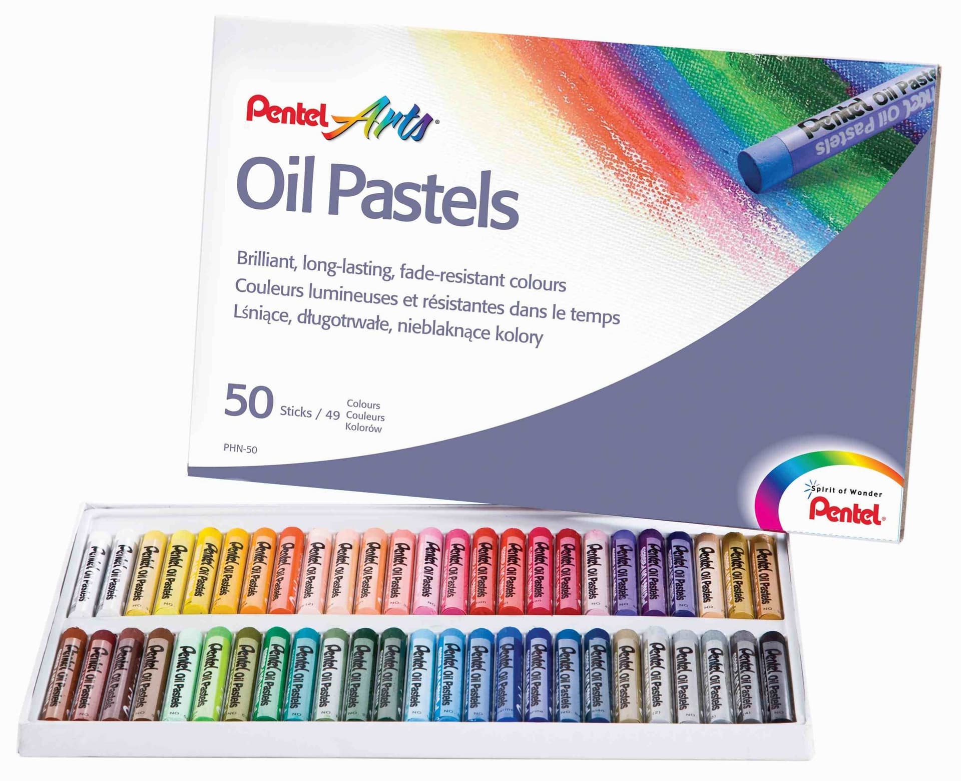 Pastele olejne 50 kolorów