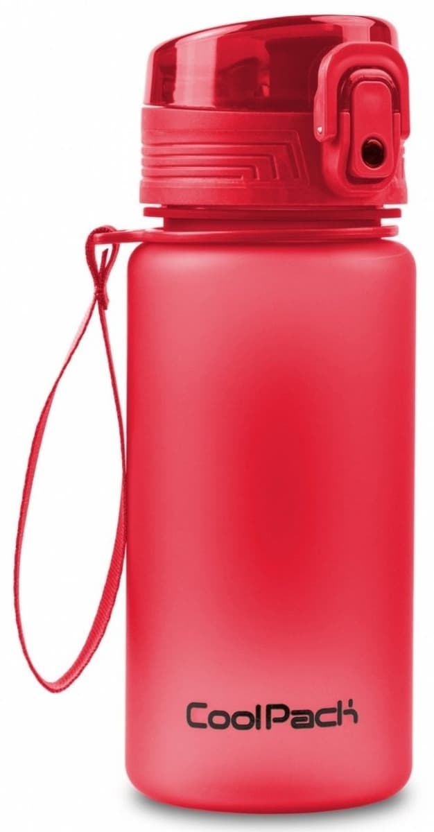 PATIO Bidon Coolpack 400ml - Niekapek dla dzieci, czerwony