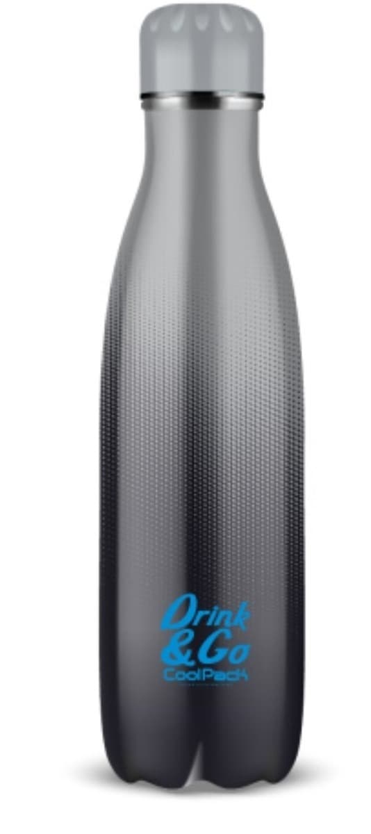 PATIO Bidon metalowy 500ml Gradient GREY Termos na wodę