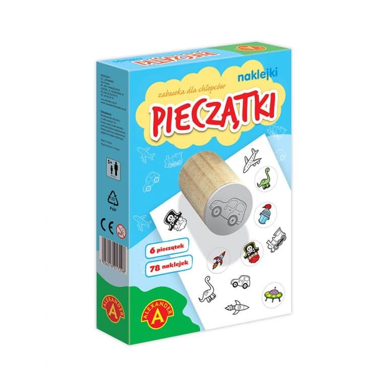 Pieczątki i Naklejki dla Chłopców Mini ALEX