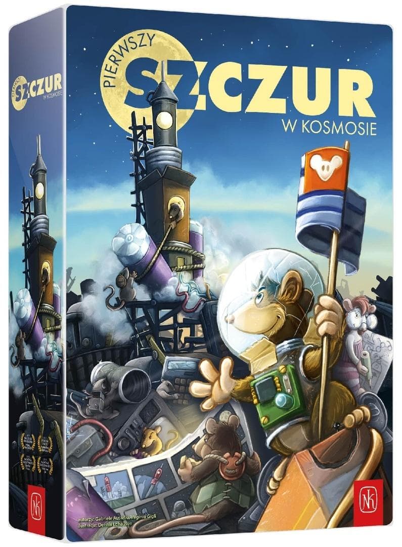 Gra planszowa Pierwszy szczur w kosmosie 10+ Nasza Księgarnia