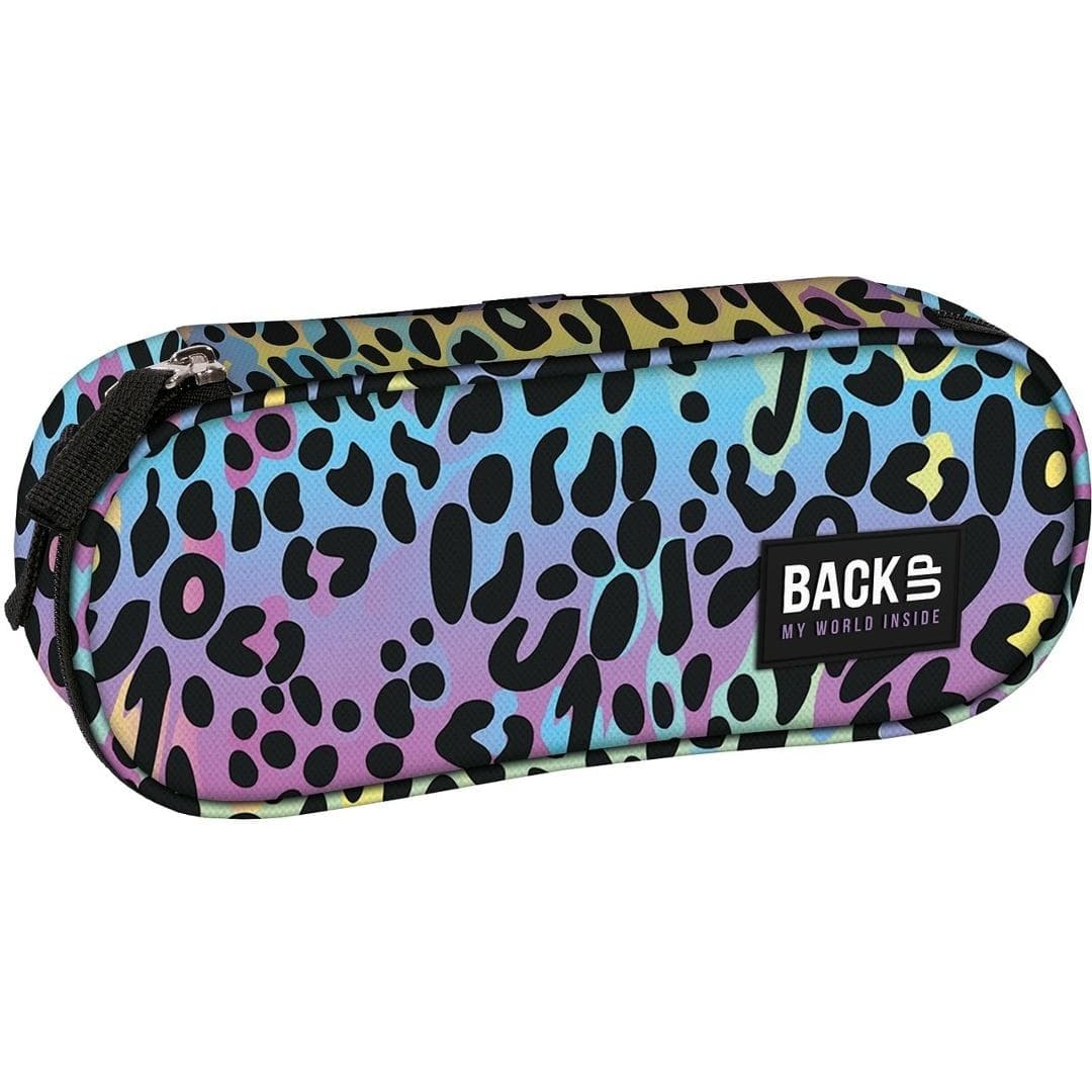 Piórnik Backup 8 A28 Derform Panterka Tęczowa 23x9x5 cm