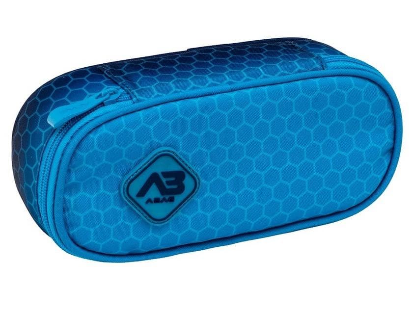 Piórnik ASTRA Hexagon Blue Ombre 1 komora organizer 22x9x5 cm