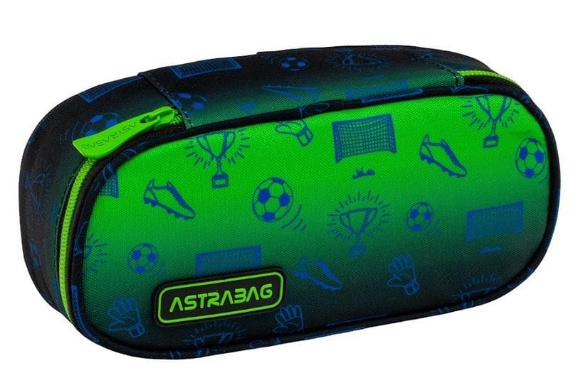 Piórnik Ombre Football ASTRA 1-komorowy 22x9x5 cm