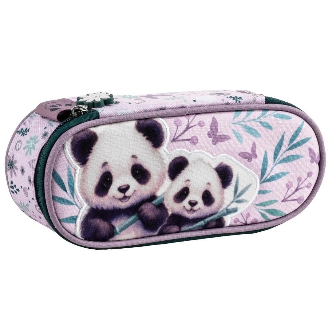 Piórnik Panda DERFORM jednokomorowy usztywniany 20,5 x 8,5 x 5 cm
