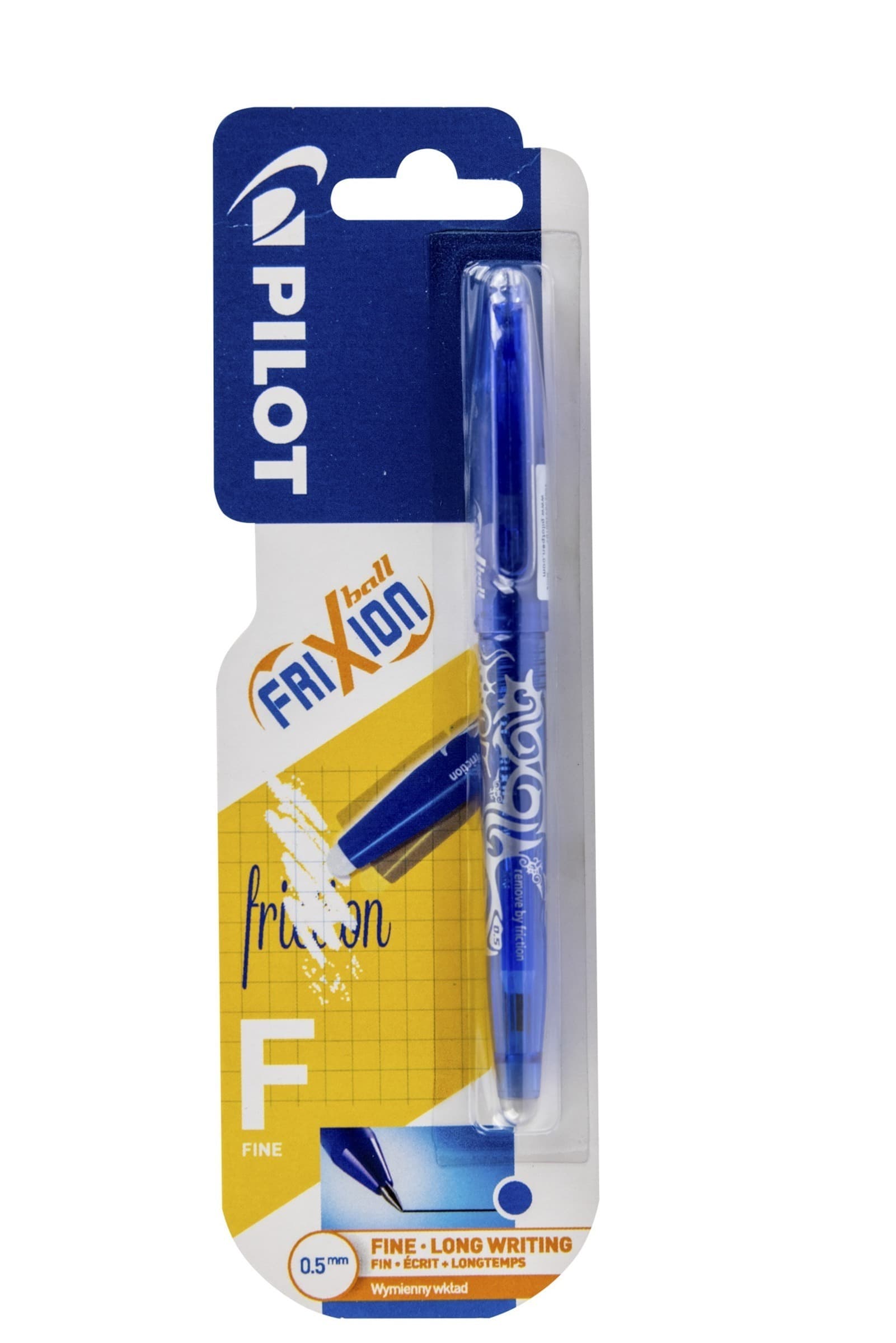 Pióro kulkowe Frixion Pilot  0,5 niebieskie blister