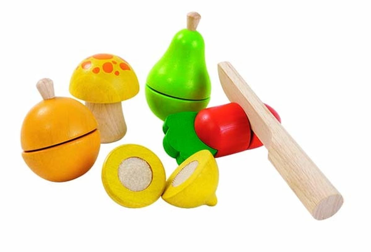 Plan Toys drewniane warzywa i owoce do krojenia dla dzieci +2
