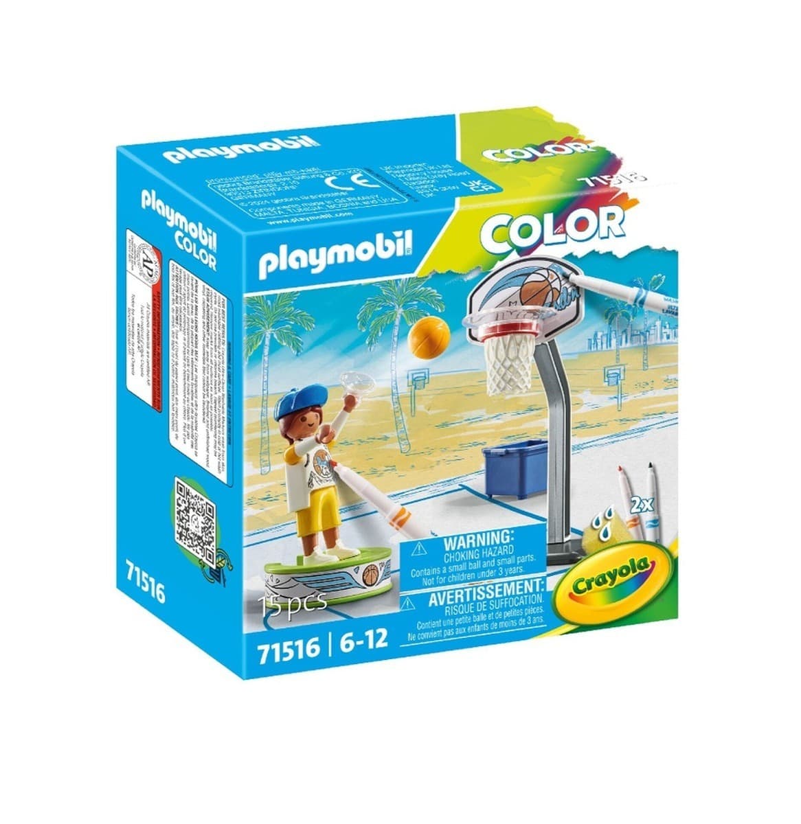 Playmobil Skater z piłką do koszykówki 71516