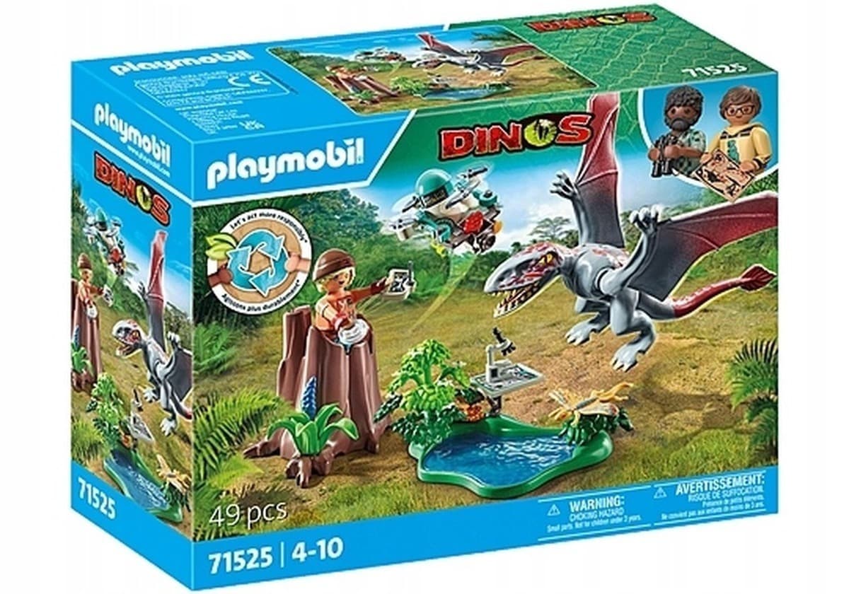 Playmobil Stacja badawcza dla dinozaurów Dimorfodonów 71525