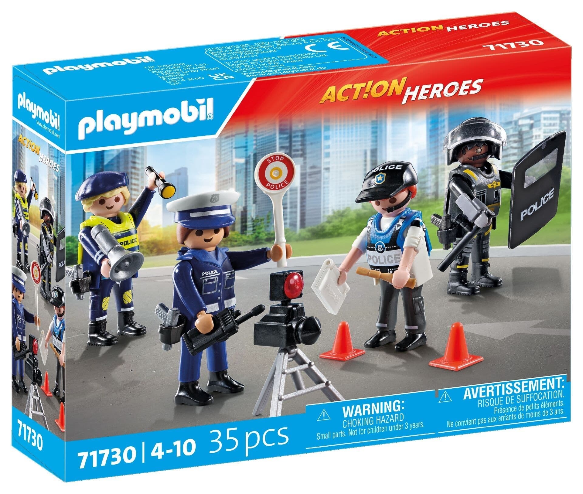 Playmobil Zestaw figurek policjantów 71730