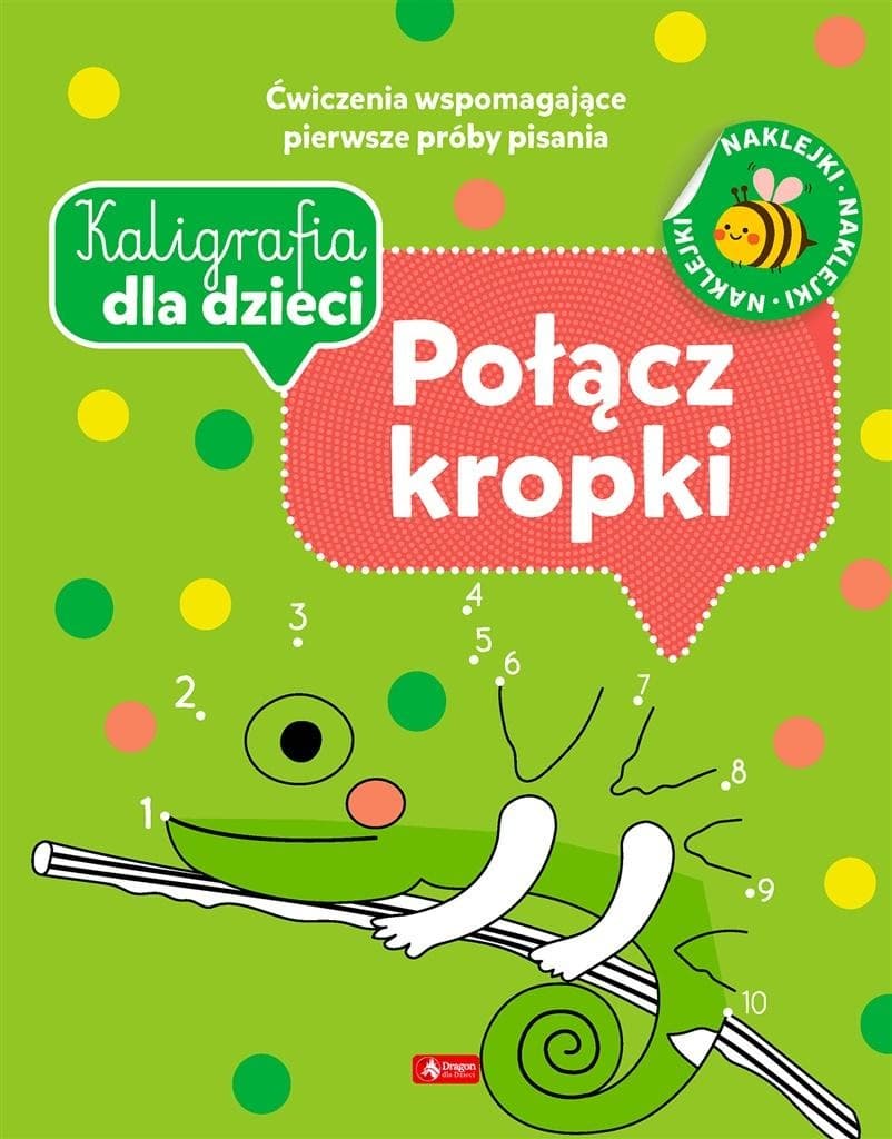 Połącz kropki. Kaligrafia dla dzieci