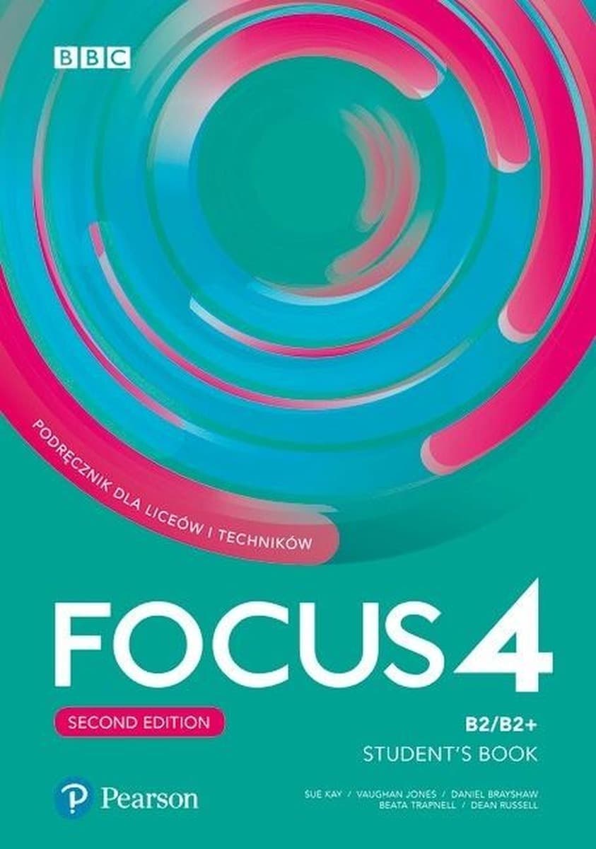 Podręcznik Pearson Focus 4 Second Edition B2/B2+ z materiałami cyfrowymi