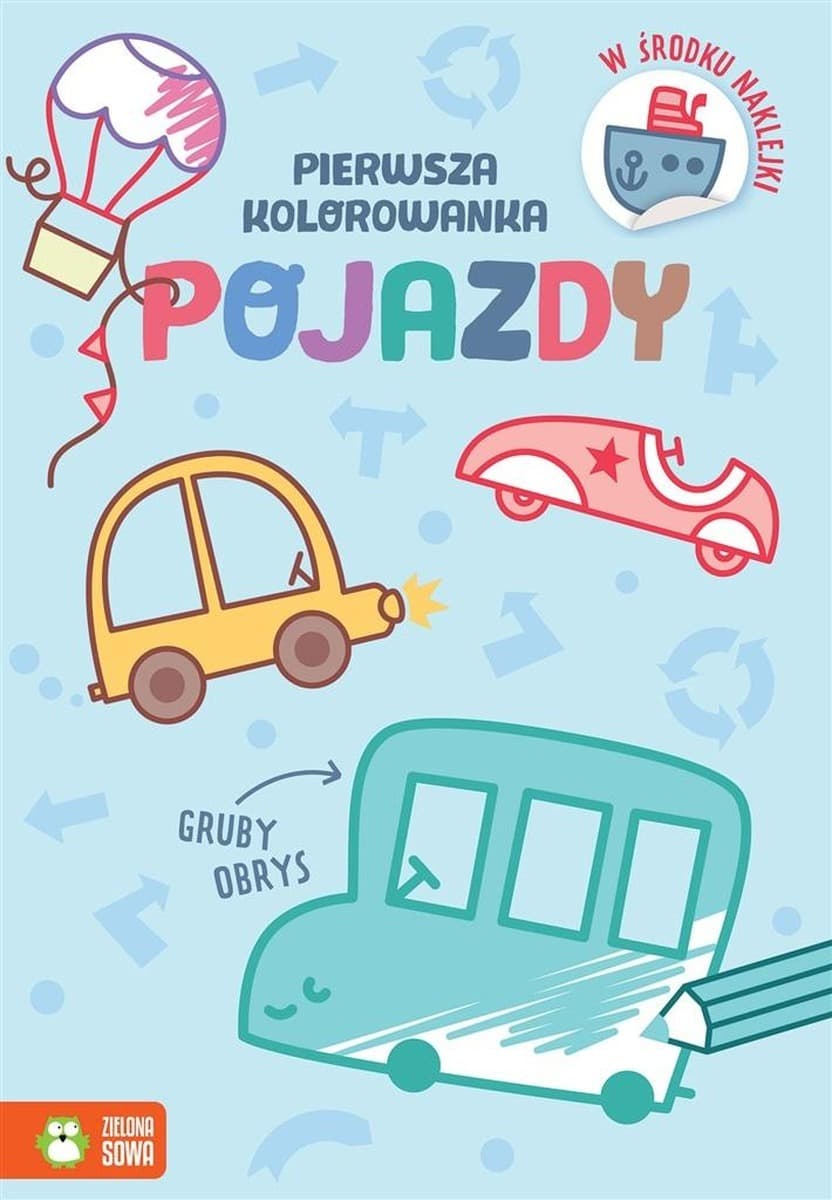 Pojazdy. Kolorowanka dla dzieci