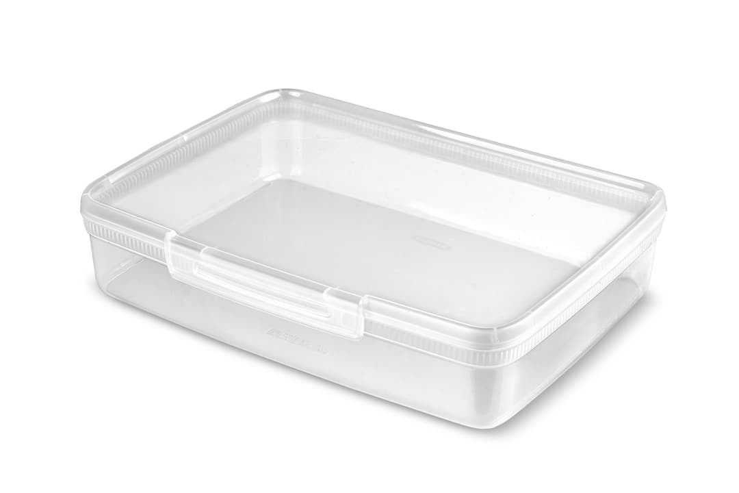 Pojemnik na żywność prostokątny Snap Box Transparentny 4,4L. Curver