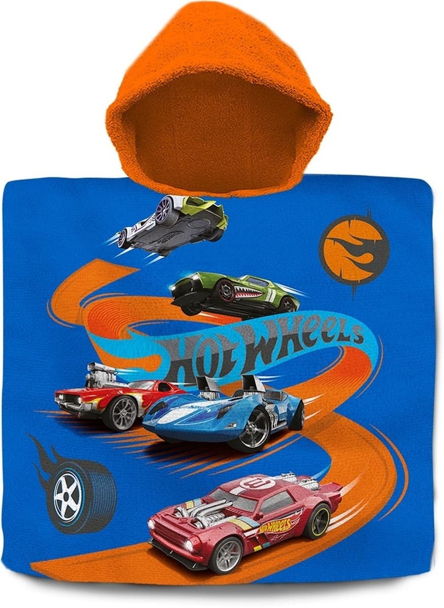 Poncho kąpielowe Wheels 120x60 cm