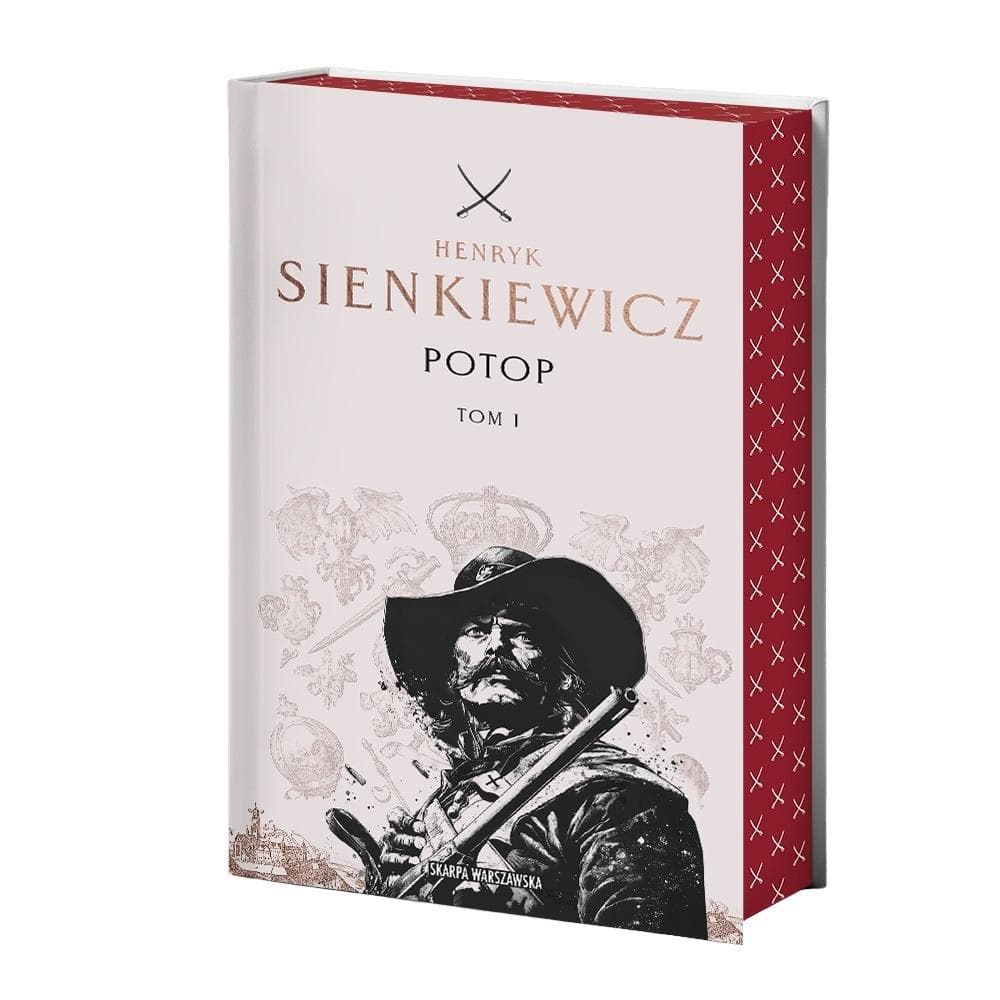 Potop T.1 edycja kolekcjonerska z barwionymi brzegami Henryk Sienkiewicz