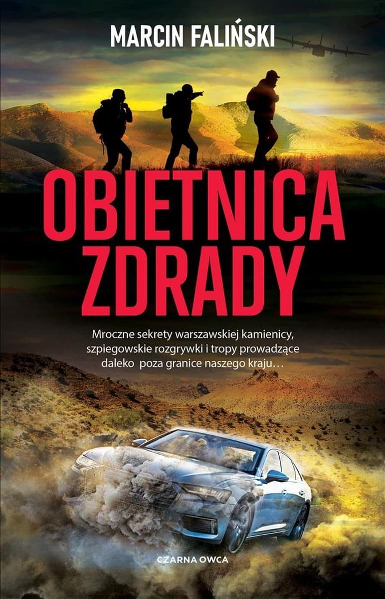 Powieść sensacyjna Obietnica zdrady Marcin Faliński Czarna Owca