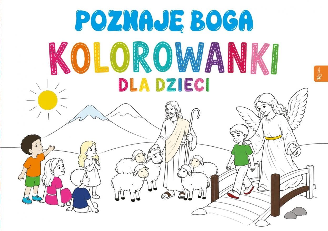 Poznaję Boga Kolorowanki dla dzieci 48 stron miękka oprawa 205x290 mm