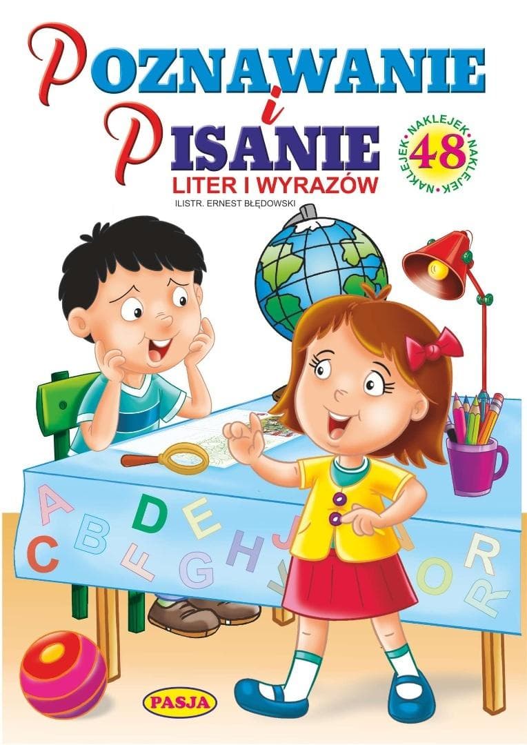 Poznawanie i pisanie liter i wyrazów - Ernest Błędowski 48 stron miękka oprawa