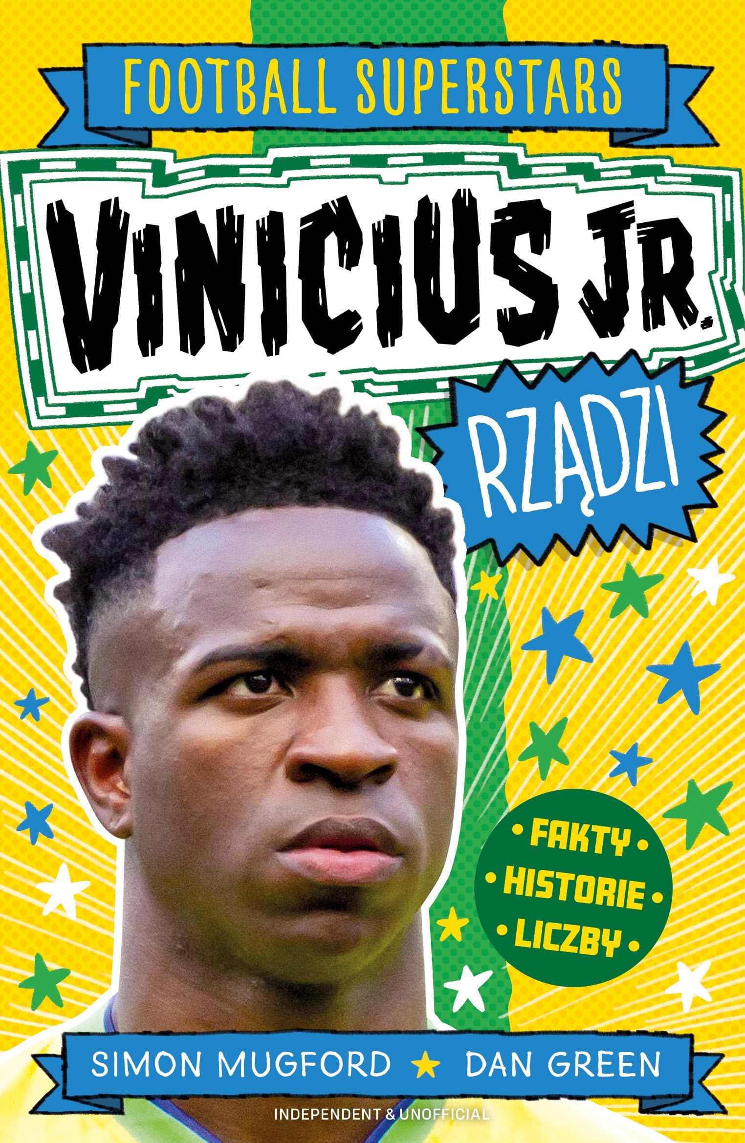 Football Superstars Vinicius Junior książka dla dzieci